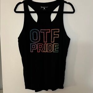 Orangetheory Black OTF Pride Tank Top